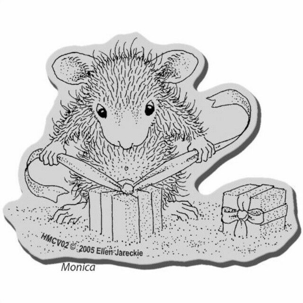 Stampendous House Mouse Cling Stamp Gifts to Tie HMCV02 for sale online