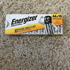 10 x Energizer AA batteries Industrial 1.5V LR6 EN91 AM3 MN1500 MIGNON New