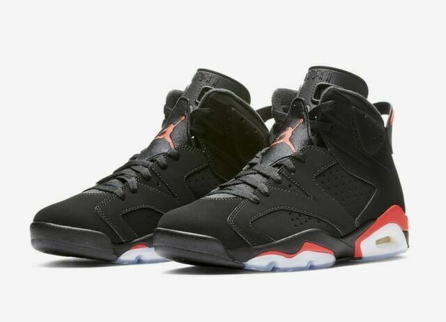 Nike Air Jordan 6 Retro Basketball Shoes - Black/Infrared, US 9 for sale  online | eBay