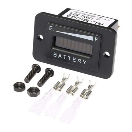 36V LED Battery Indicator Meter Gauge For EZGO Club Car Golf Cart Boat ATV Truck - Foto 2 di 10