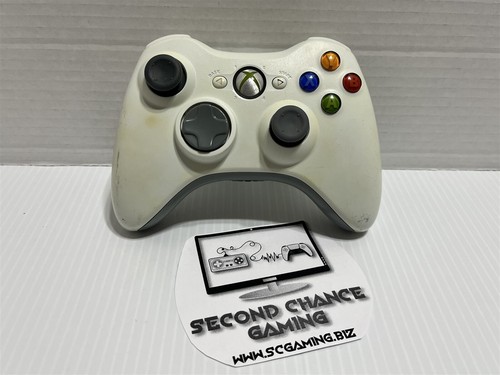 Genuine Microsoft Xbox 360 Wireless Controller White - Refurbished --Free Ship