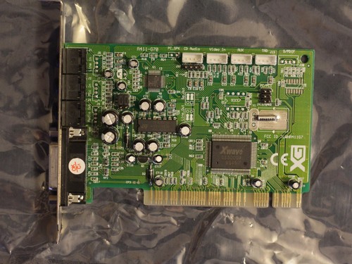 XWave XG QS3000A ( FM801) PCI Sound audio card Win 95/98 retro gaming - 第 1/3 張圖片