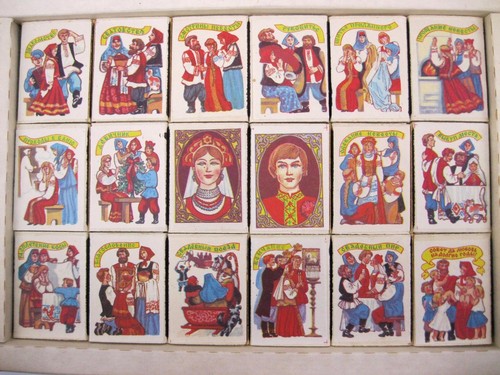 Soviet matches Matchbook Russian Wedding Collectible set USSR 80s - Picture 6 of 12