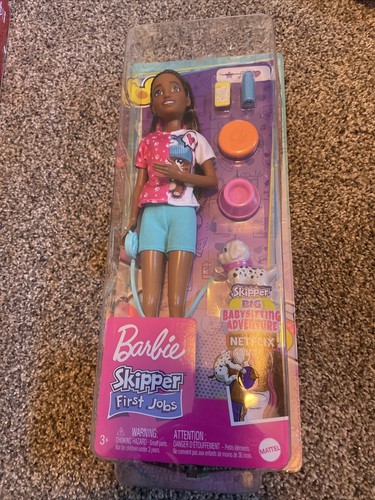 Barbie Patrón Primeros Trabajos Muñeca de Niñera y Mascota Cachorro y Accesorios NUEVO - Imagen 1 de 5