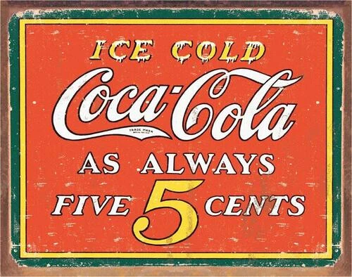 Coca-Cola 12.5x16 Licensed Metal Sign Desperate Enterprises USA