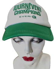 Green White Mesh Snapback Trucker Hat Baseball Cap Tournevent of Champions Everi
