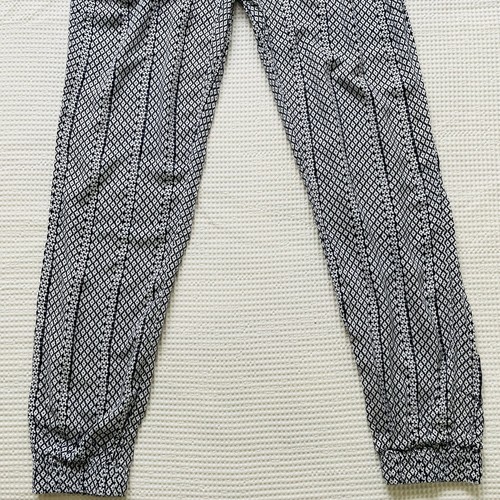 TARGET Harem Hippy Pants Blue White Size 8 Casual Beach Holiday Summer Lounge - Picture 4 of 8