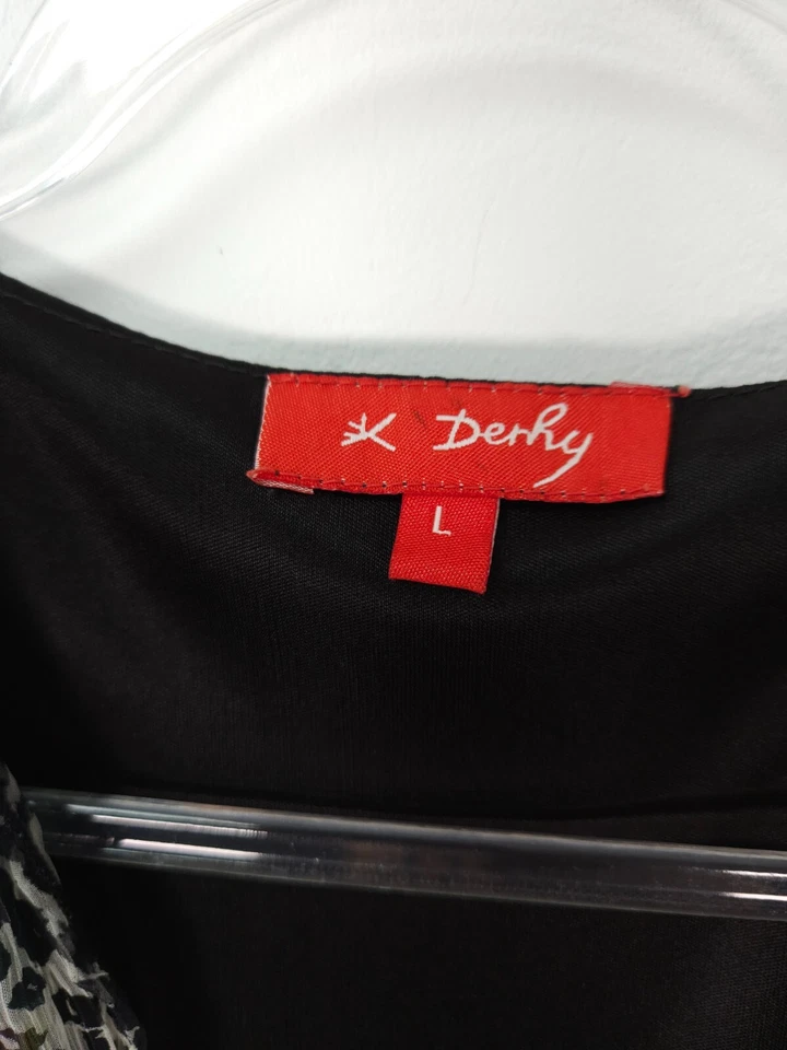 Rene Derhy Dress Large Floral Beaded Embellished Butterfly Summer Holiday - Image 2 of 4