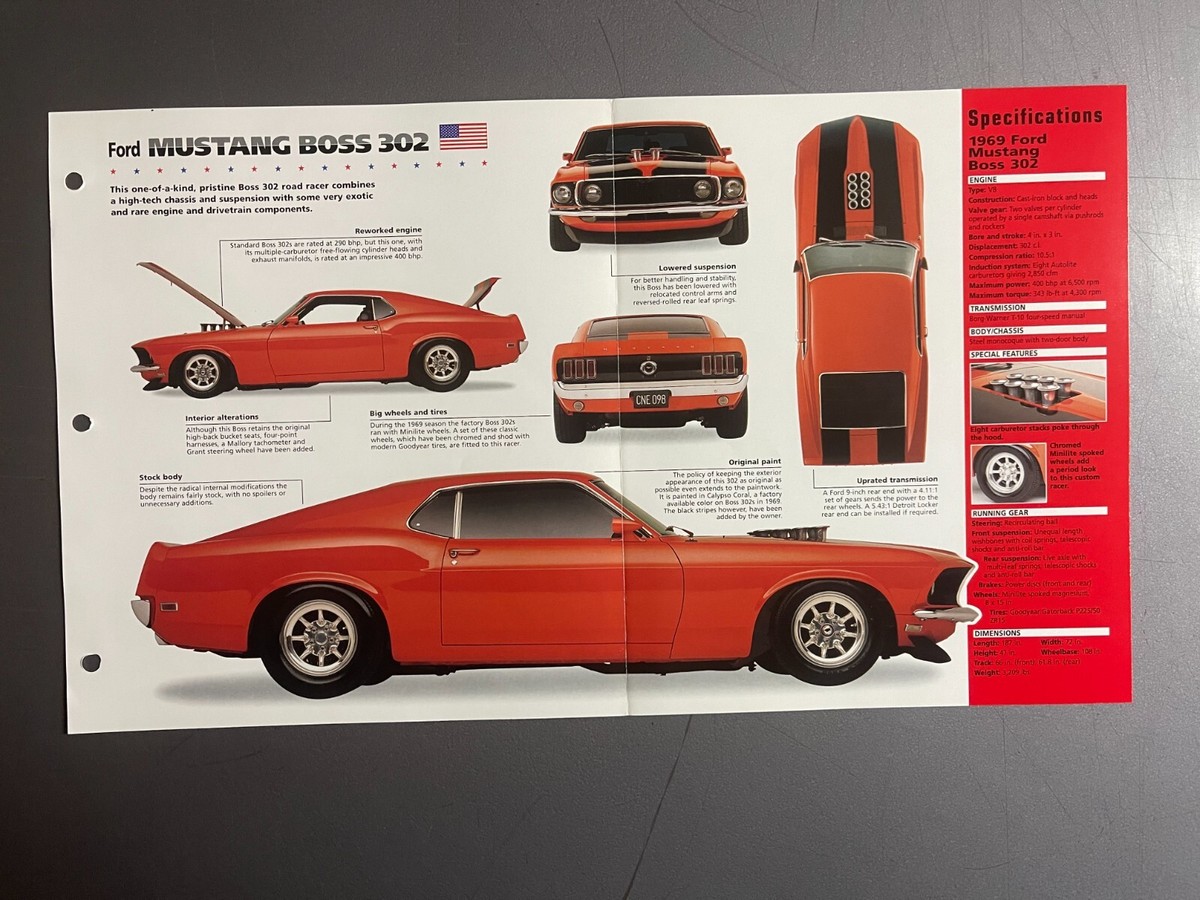 1969 Ford Mustang Boss 302 IMP 