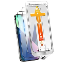 2 Pcs Screen Protector Fr iPhone 17 16 15 14 13 12 11 Pro Max Auto Alignment Kit