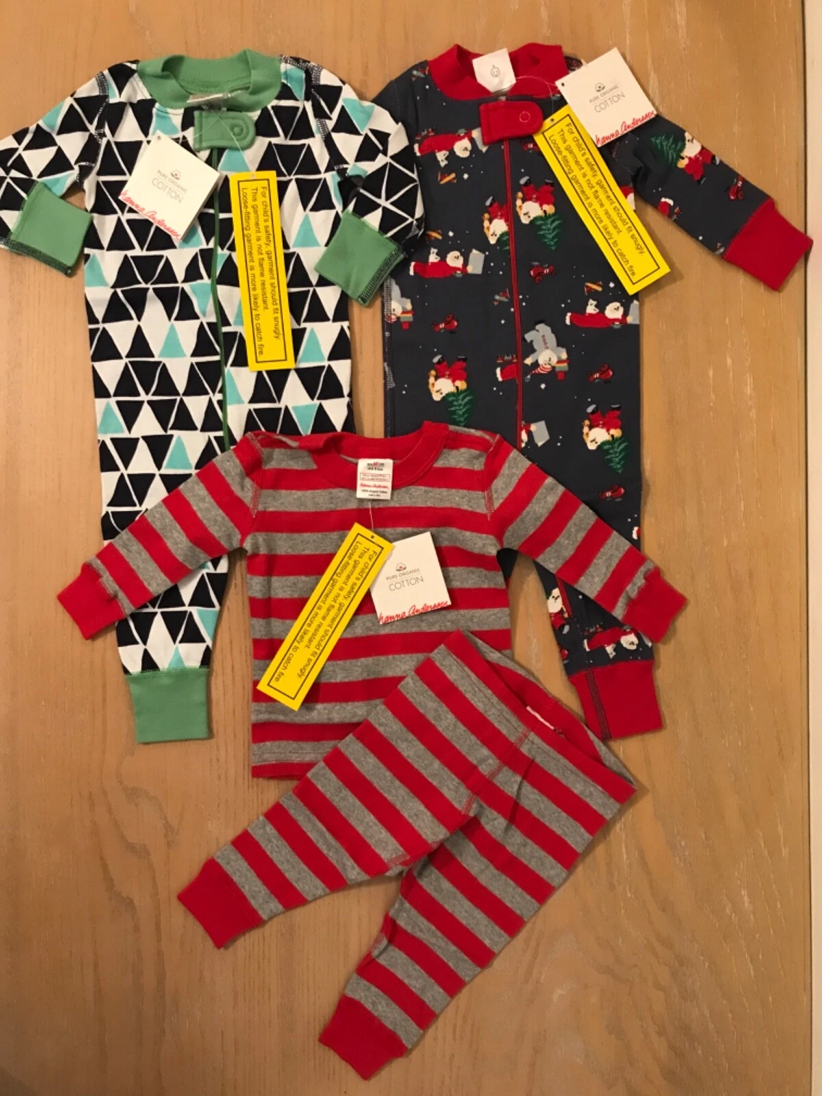 New! Hanna Andesson Infant Boys Clothing Lot of 4 Size 60 (US 6-9 Months)