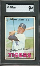 1967 Topps Baseball #540 Norm Cash SGC 9