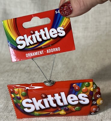 Faux Food SKITTLES CHRISTMAS TREE ORNAMENT~Favorite Candy*Snack