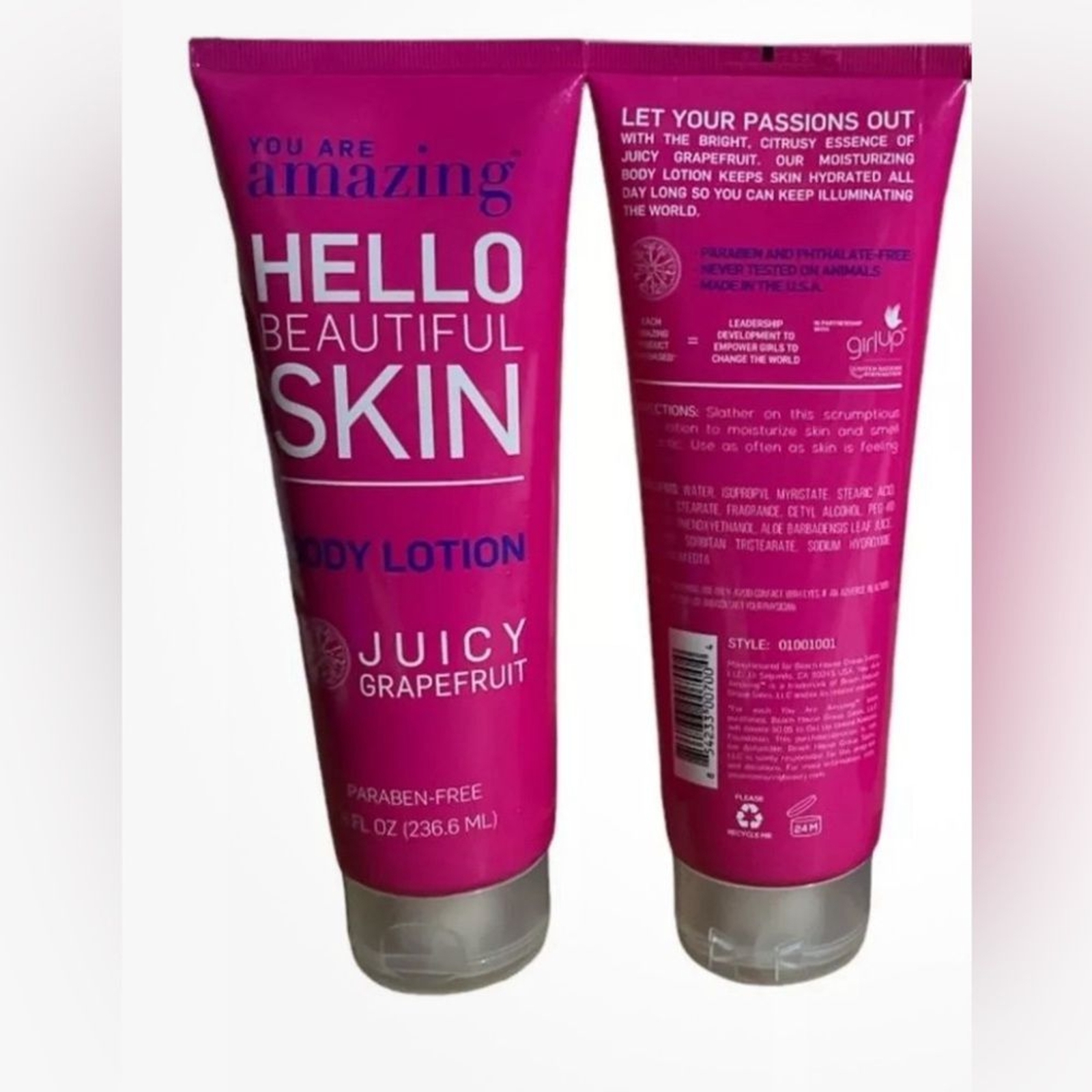 New Juicy Grapefruit Skin & Body Lotion for Radiant Beauty, Discontinued Stock