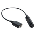 2Pin K-Kopf Walkie Talkie Audio-Adapter-Kabel 30cm für Baofeng UV-XR UV-9R plus