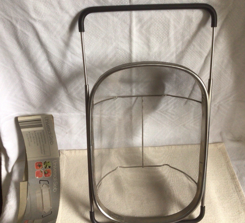 Hänge-Sieb Küche ausziehbar 34 - 55 cm, für Spülbecken - Gemüse, Nudeln, Salat - Bild 4 von 14