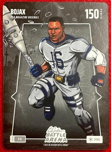 Bo Jackson 2025 Battle Arena BoJax 150 Power P-8 Steel PSA Magazine NMMT