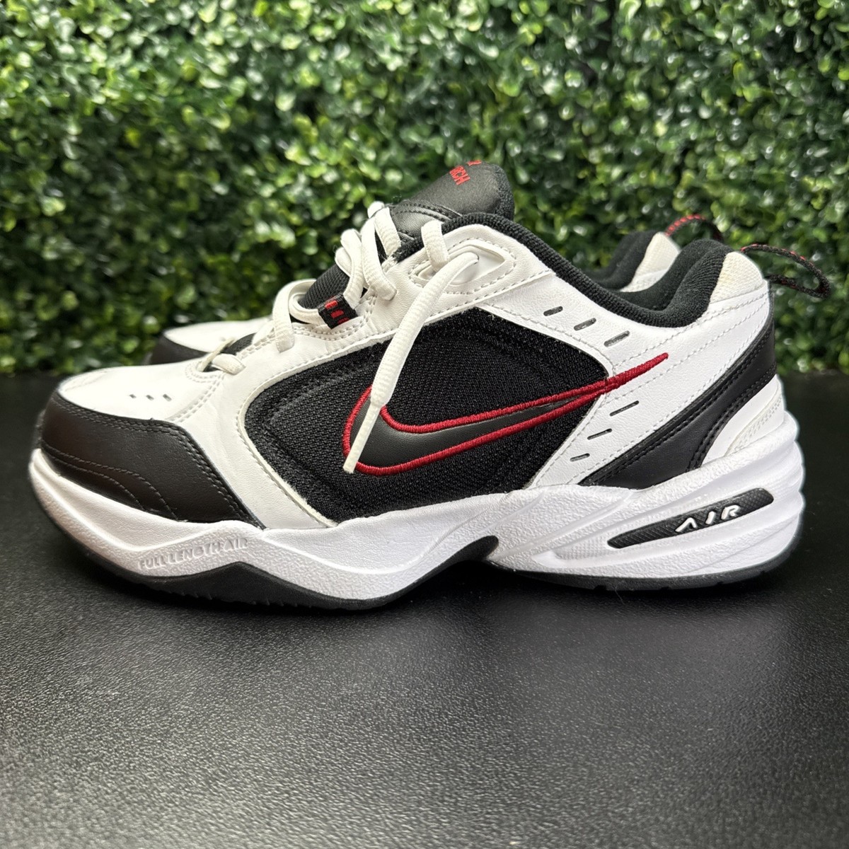 Nike Air Monarch IV 4E Wide 'White Black Varsity Red' 416355 101