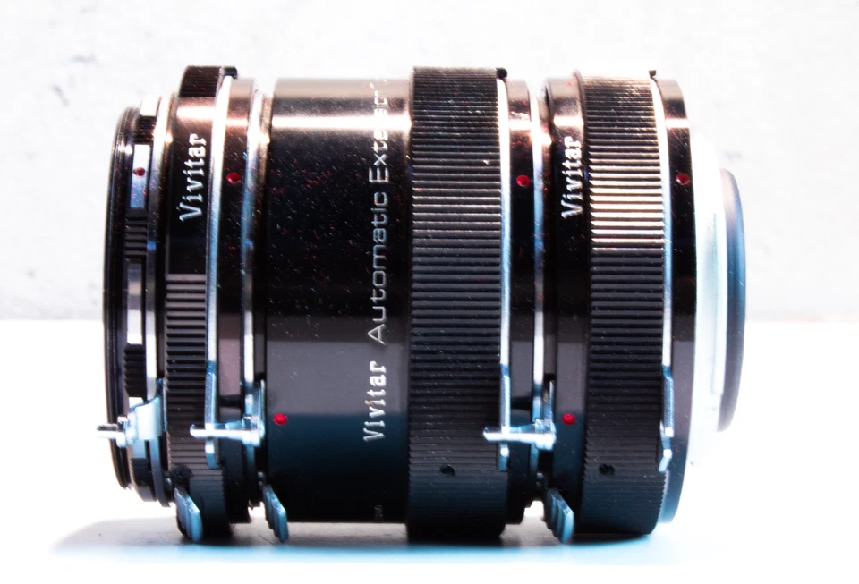 Tubo de extensión macro automático Vivitar AT-3 12 mm 20 mm 36 mm AI NIKON F lente de montaje Foto 4 de 4