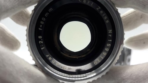 Rare Early 6 Elements[Exc+5 CLA'd] Hasselblad Planar C 80mm f2.8 Lens From JAPAN - Video 1 of 1