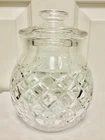 Waterford Crystal Vtg Comeragh Round Biscuit Barrel With Lid 7 3/4” LOW PRICE!