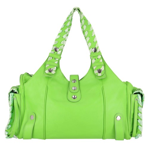 Chloe Silverado Ledertasche mit Satin Peitschennaht