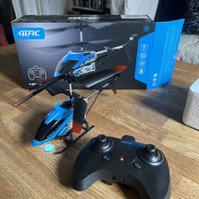 Indoor Drone Helicopter RC Blue And Red / yellow. Spare Battery And Blades