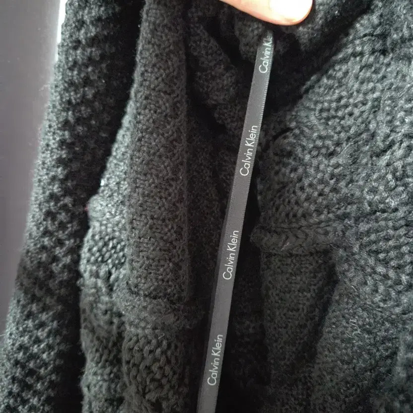 Calvin Klein Gold Button Knitted Midi Dress thumbnail 5