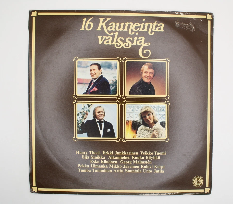 1977 Blue Master BLU‑LP 202 16 Kauneinta Valssia Finnish Schlager Compilation LP - Image 2 of 4