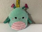 Squishmallows Mattea the Green Grasshopper 8" Plush Valentines Day Used — photo 4