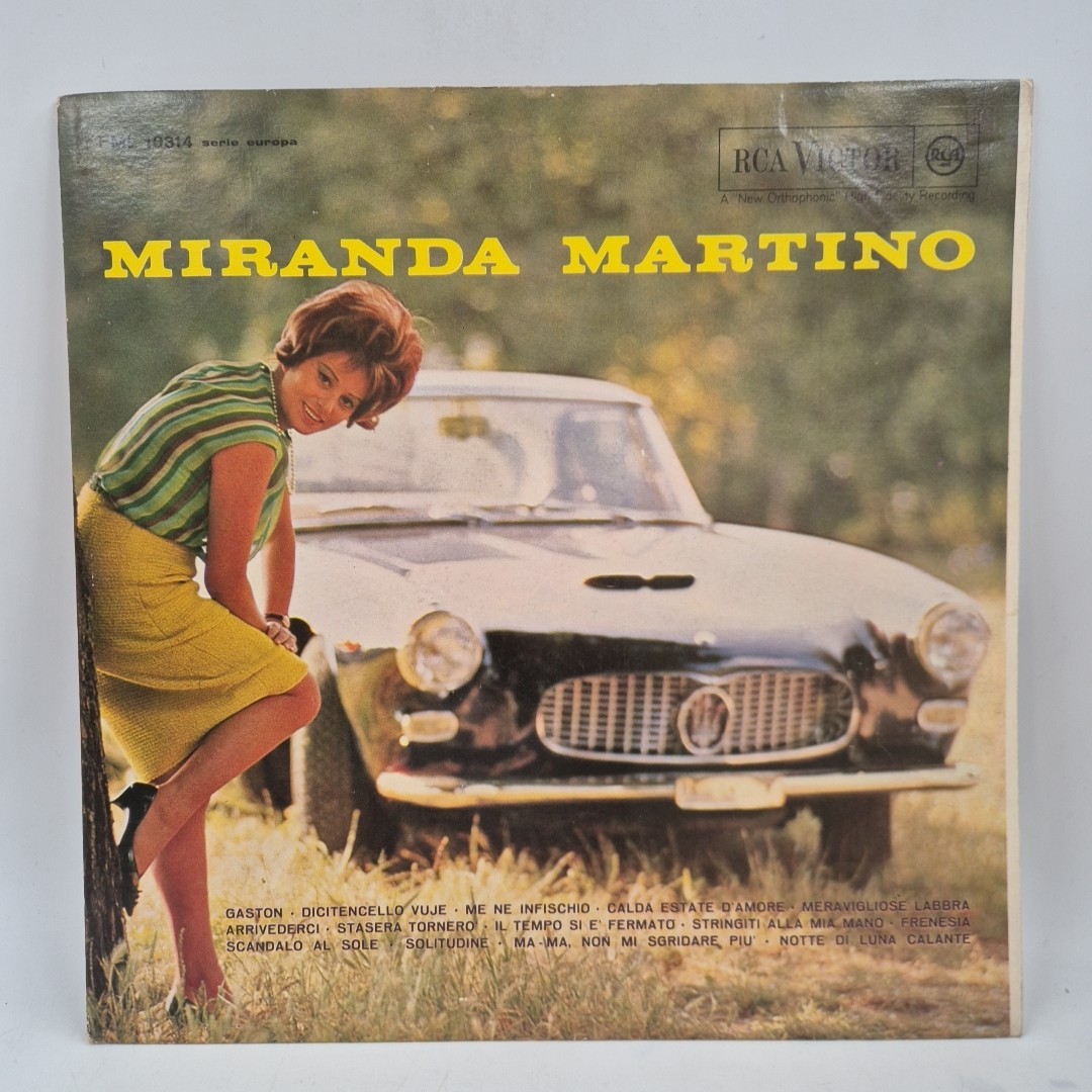 LP Miranda Martino - Miranda Martino PML 10314 Ita 1962 Pop Chanson Vocal Vinyl 