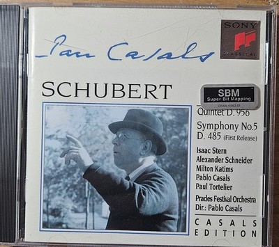 Schubert: Quintet Op. 163, Symphony No. 5 (Sony SMK 58992) Pablo Casals