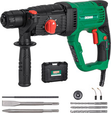 1" Sds-Plus Lightweight Rotary Hammer Drill, 9 Amp 4 Functions Corded Variable S