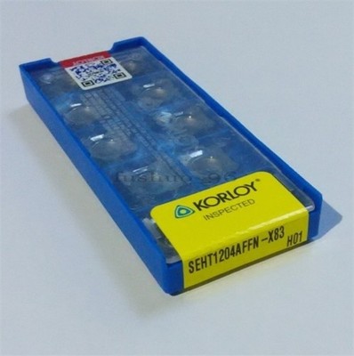 10Pcs/Box New Korloy SEHT1204AFFN-X83 H01 Cnc Carbide Insert Plc Module oo #nm