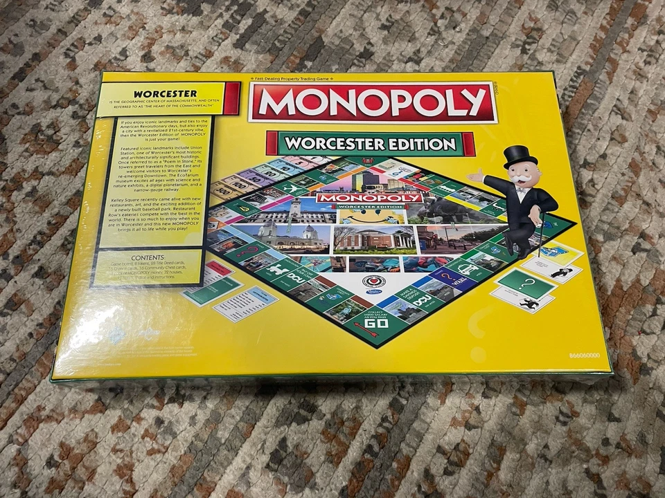 Monopoly WORCESTER Edition Board Game NEW AND SEALED UP HASBRO - Image 2 of 2