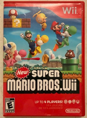 Super Mario Bros. Wii Nintendo Wii 2009 Complete In Box VGC!!