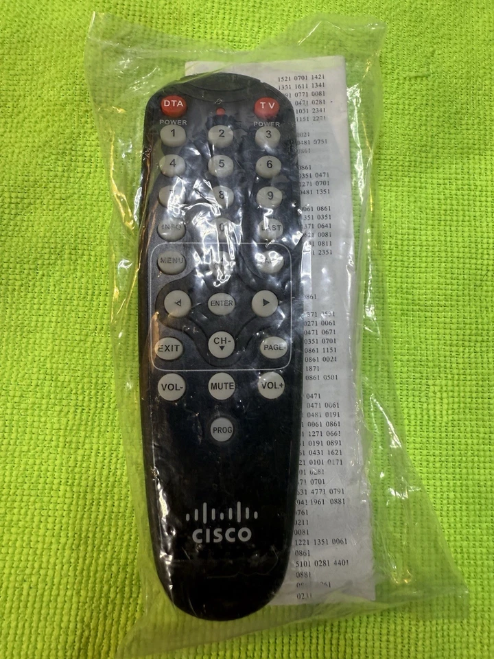 CISCO REMOTE CONTROL HDA-RF2.2 FOR DTA 170HD 270HD/DRX - New w/Instructions - Image 4 of 4