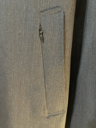 Sanyo Herren Mantel anthrazit schwarz mit Innenfutter & Gürtel Größe 44 R - Bild 5 von 20