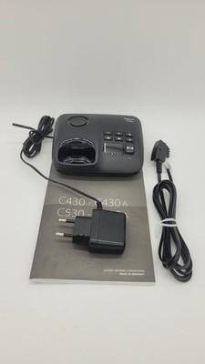 Gigaset Basisstation C530A mit Netzteil, Telefonkabel & Bedienungsanleitung  
