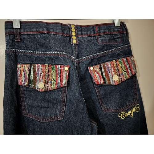 3435) Coogi Jeans Girls Dark Wash Embroidery Logo Size 14 - Picture 3 of 7