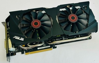 4GB Asus STRIX Nvidia GTX980 DirectCU II GDDR5 DVI HDMI DP PCI-e Grafikkarte