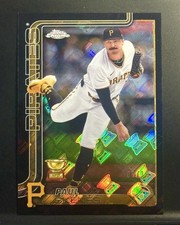 2025 Topps Chrome Paul Skenes Cupfractor Refractor SSP BLACK /10