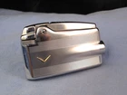 RONSON VARAFLAME SPACE AGE CAR TAIL FIN CHROME 1960s POCKET LIGHTER VINTAGE