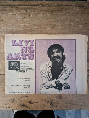 Los Angeles Free Press Section 2 AUGUST 8 1969 LIVING ARTS LOS ANGELES