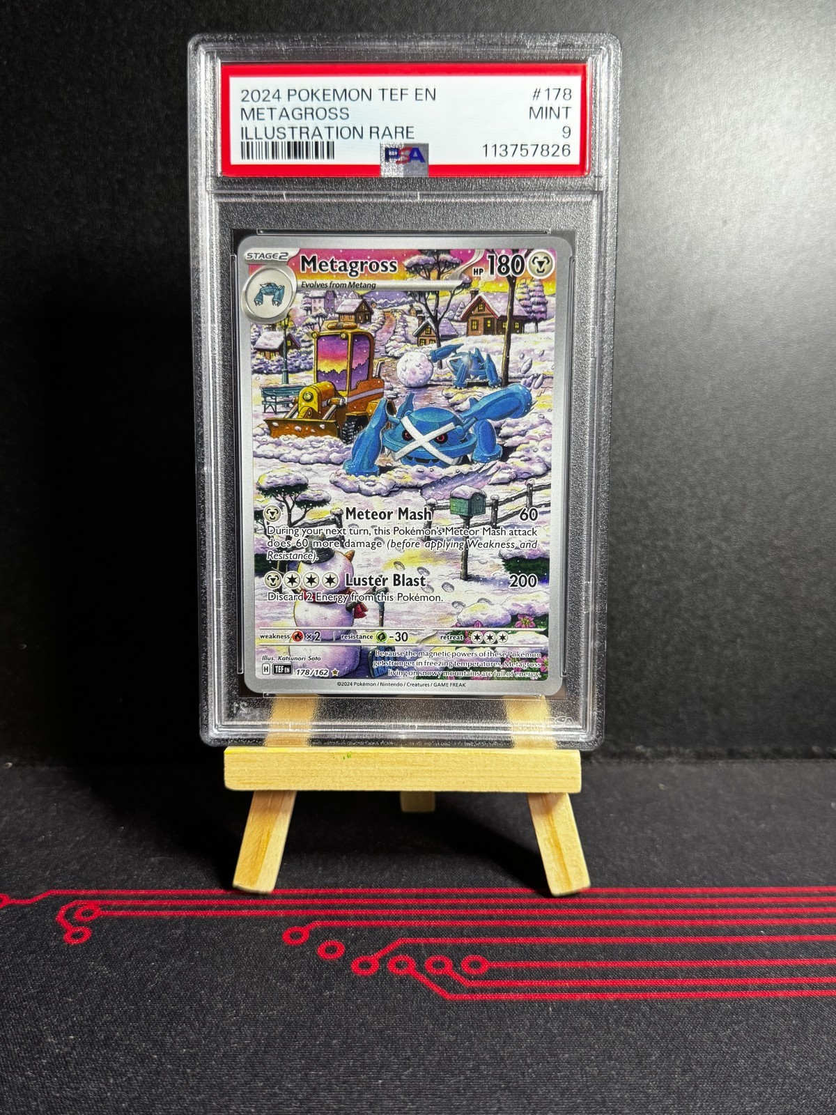 Metagross #178 Pokémon Temporal Forces – PSA 9