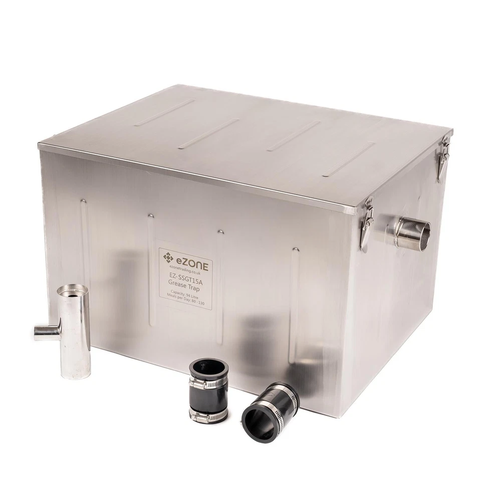 Gewerbe Fettabscheider 94 Liter Gastronomie Altfett Ölfilter Edelstahl - Bild 1 von 1