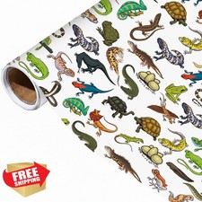 Pineraap reptile gift wrap exotic pet leopard gecko snake 17"x16.4'