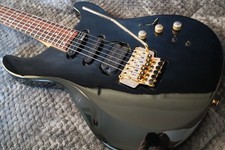 Fernandes APG-85S Sustainer HSS 1990's Black MIJ Japan - set up