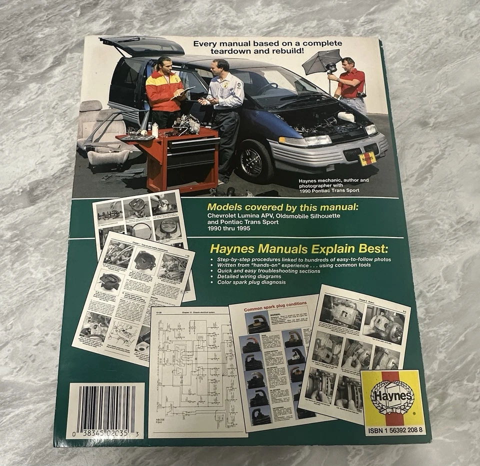 G.M. Chevrolet Lumina, APV, силуэт Oldsmobile, Pontiac Trans Sport 1990-95 - Изображение 2 из 2