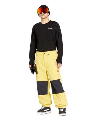 Volcom Longo Gore-Tex Men's Snow Pants, Dark Yellow, X-Large | eBay